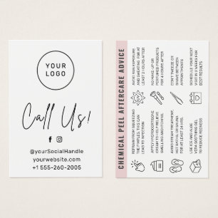 Logotipo personalizado Qualquer placa de cuidados