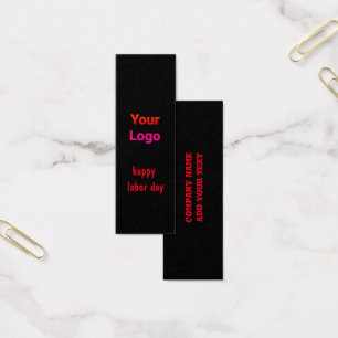 Logotipo personalizado simples e elegante aqui da