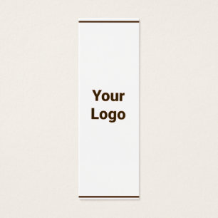 Logotipo personalizado simples e elegante aqui da