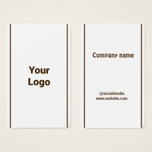 Logotipo personalizado simples e elegante aqui emp