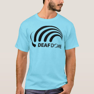 Logotipo preto da camiseta Dome surda