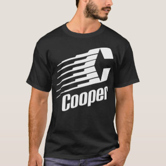 Logotipo Retro de Hockey Cooper - Camisa T Essenci