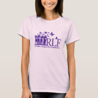 Logotipo RLF Camiseta Roupa orgânica americana fem