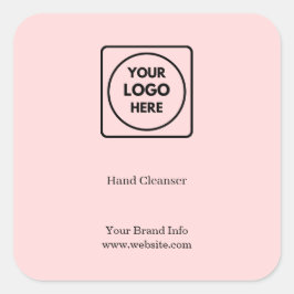 Logotipo Rosa | Etiqueta Personalizada de Desinfet