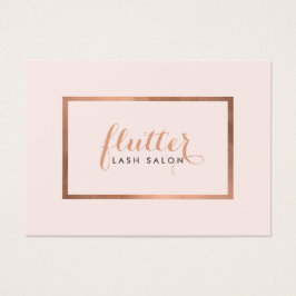 Logotipo Rosa simples Lash Salon cor-de-rosa