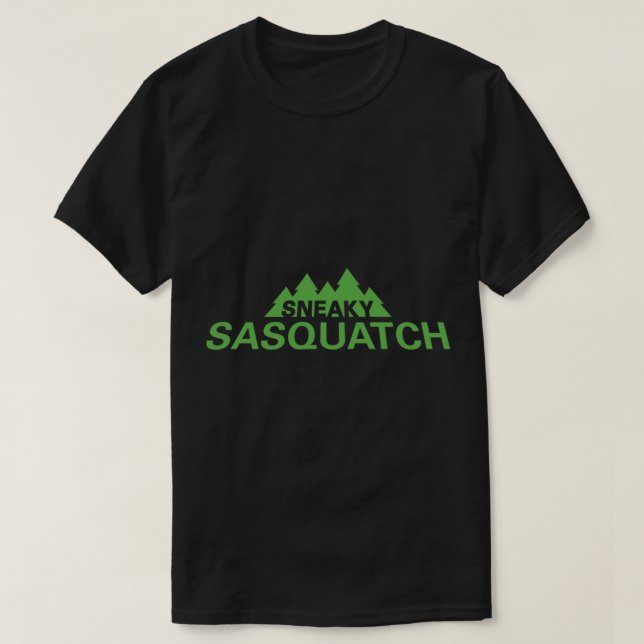 Logotipo Sasquatch Sneaky Classic T-Shirt (Frente do Design)