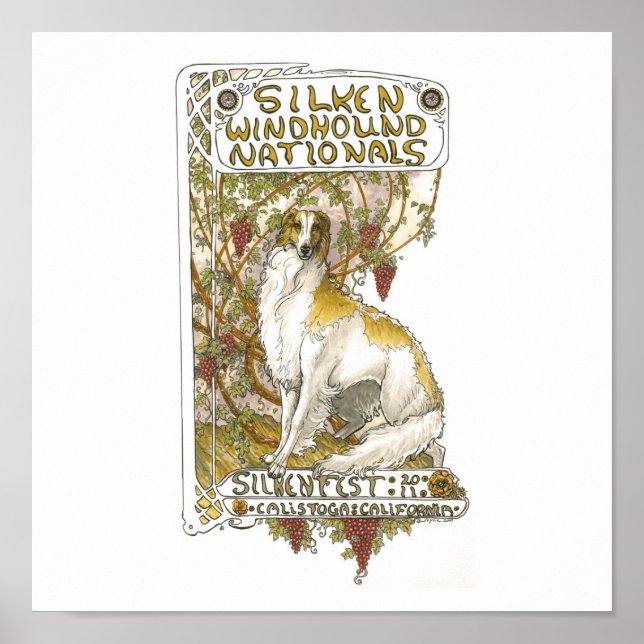 Logotipo Silkenfest 2011 poster Joyce Chin (Frente)