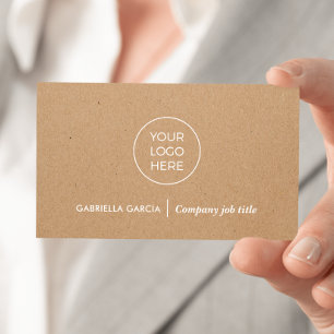 Logotipo simples Código QR impresso Cartão de visi