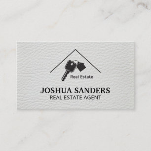 Logotipo Simples de Imóveis Cartão de visita de