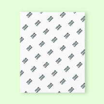 Logotipo simples de repetição | Branco