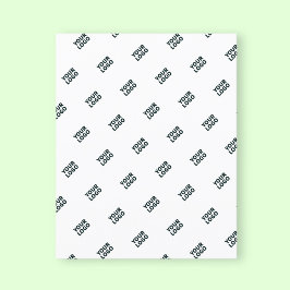 Logotipo simples de repetição | Branco