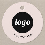 Logotipo simples e texto para empresas - Etiqueta<br><div class="desc">Logotipo simples e texto personalizado para sua empresa. Substitua o logotipo e o texto por você para personalizar. Voltar é vazio de um preço ou mensagem manuscritos. Excelente para empacotamento,  asas,  etiquetas de preço e muito mais. Minimalista e profissional para refletir sua marca.</div>