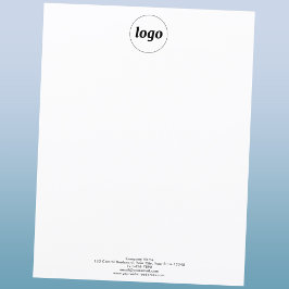 Logotipo simples e timbrado profissional de texto