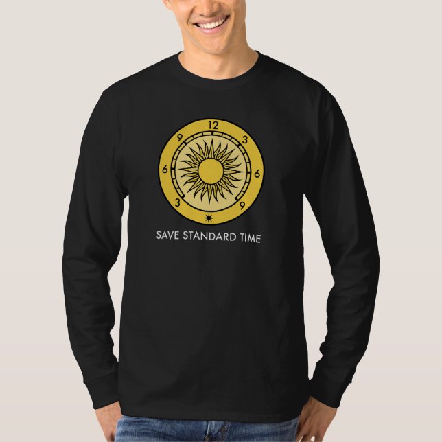 Logotipo SST - Camisa de manga longa escura (Frente)