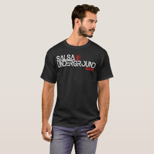 Logotipo subterrâneo 2 dos homens do t-shirt da
