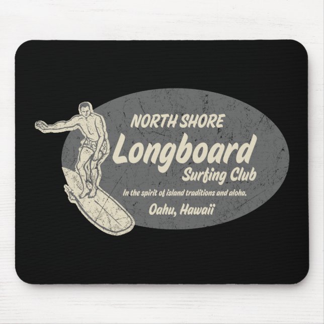 Logotipo surfando Mousepad do clube (Frente)