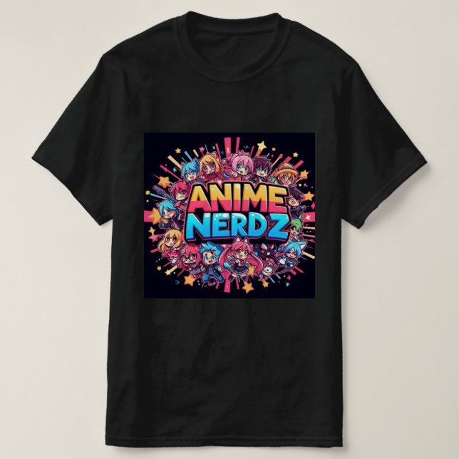 Logótipo T-Shirt Anime Nerdz (Frente do Design)