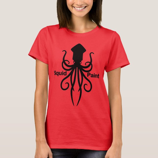 Logotipo T-Shirt para pintura de lula (Frente)