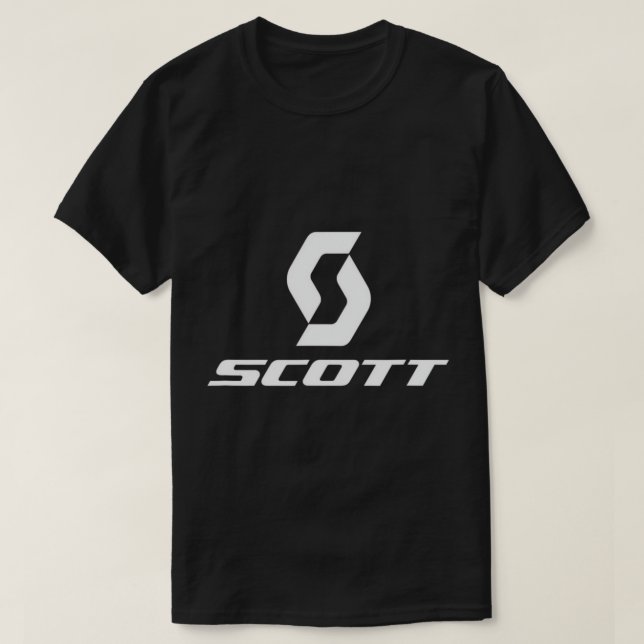 Logotipo T-Shirt Scott Branco Bikes (Frente do Design)
