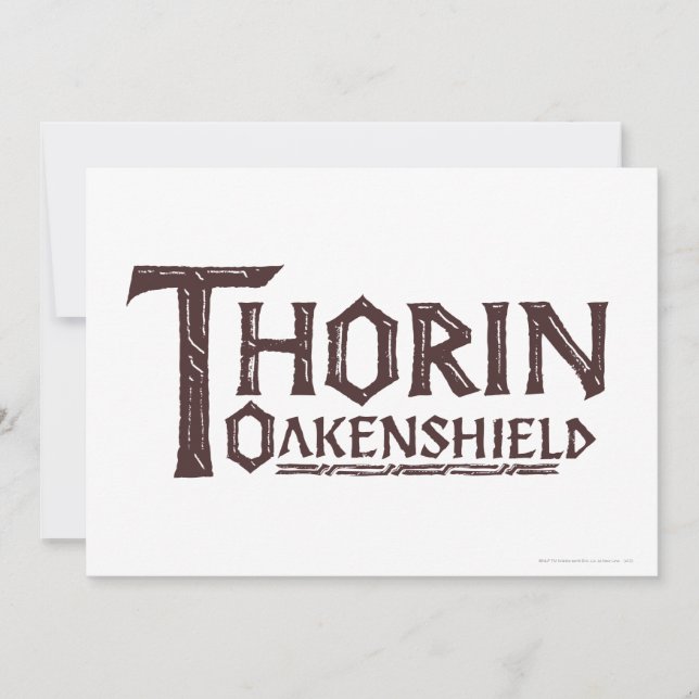 Logotipo THORIN OAKENSHIELD™ Brown (Frente)