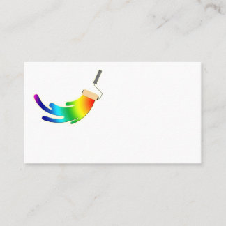 Logotipo vazio do cartão de visita de Pintura