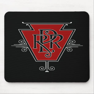 Logotipo velho Mousepad da estrada de ferro de