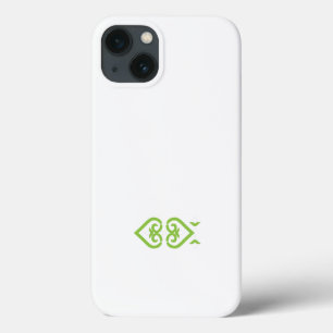 logotipo verde e branco com design estilizado