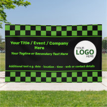 Logotipo verde e preto de TI ou Cyber Event DIY ve