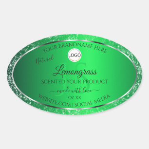 Logotipo Verde Emerald Inicializa Etiquetas de Pro