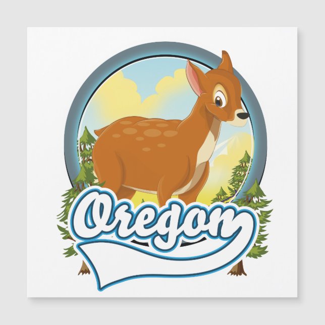 logotipo viagem de Deer de Oregon (Frente)
