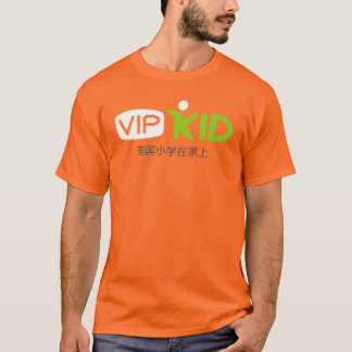 Logotipo VÍPKID T-Shirt Large com Caracteres Chine