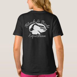 Loira e quebrada - Kids T-Shirt - Logotipo (apenas