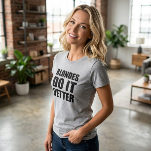 Loiras fazem melhor que T-Shirt Tumblr