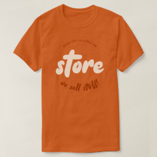 Loja - Camisa engraçada de nome de loja genérica