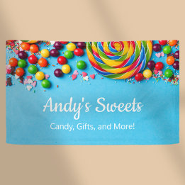Loja de Doces Divertida e Colorida Empresa de Doce