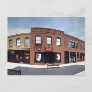 loja frente no cartão postal