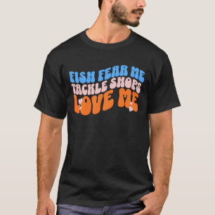 Lojas de Pesca Me Amam Camiseta Divertida de Pesca