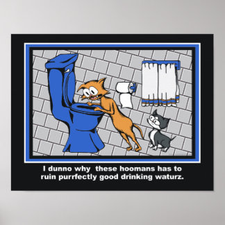 Loki "Toilet Trouble" Bathroom Impressão