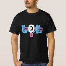 LOL Ria Da Camisa De T-Dô Alto