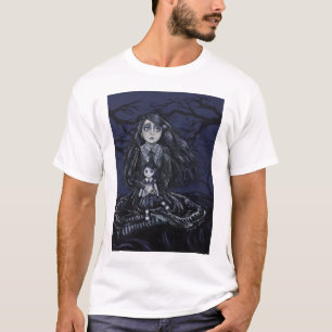 Lolita em um t-shirt de quarta-feira