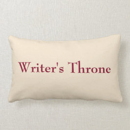 Lombar A almofada do escritor de champanhe burgundy, pres