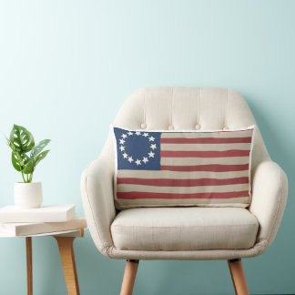 Lombar almofada da bandeira betsy ross