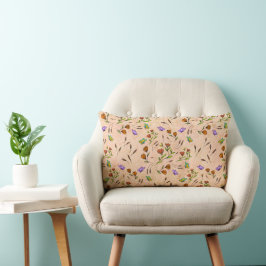 Lombar Almofada de Arremesso Floral Whimsy Bloom