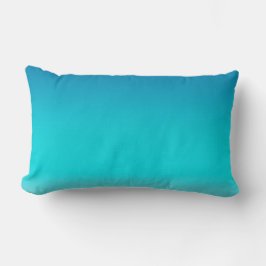 Lombar Almofada de Arremesso Gradiente Azul para Verde-Az