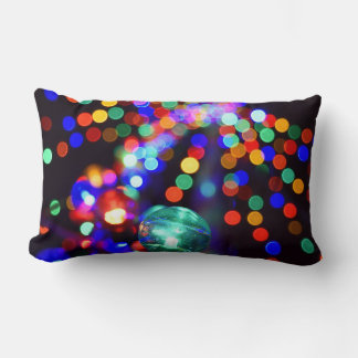 Lombar Almofada de lançamento de luzes de férias Bokeh