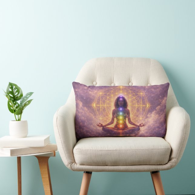 Lombar Almofada de Meditação Espiritual Chakra (Cadeira)