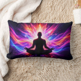 Lombar Almofada de Meditação Yoga Chakra Colorida Arte