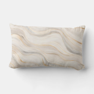 Lombar Almofada Decorativa Ondas de Areia Zen