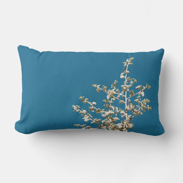 Lombar Almofada Minimalista de Folha de Atriplex Saltbush (Frente)