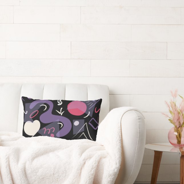 Lombar Almofada retrógrada, retangular, colorida, confort (Sofá)